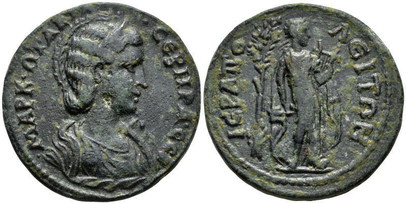 PHRYGIA. Hierapolis. Otacilia Severa (244-249 AD)
AE Bronze (28.7mm 10.03g)
Ob...