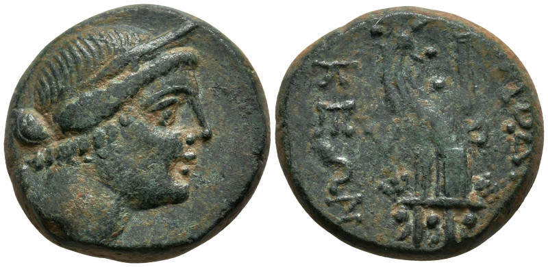 PHRYGIA. Laodicea ad Lycum (after 133 BC).
AE Bronze (18.1mm 7.8g)
Obv: Laurea...