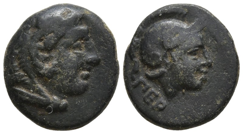 MYSIA. Pergamon . (Circa 310-282 BC).
AE Bronze (9.9mm 0.91g)
Obv: Head of Her...