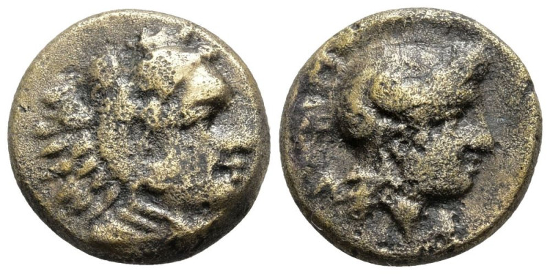 MYSIA. Pergamon. (Circa 310-282 BC).
AE Bronze (9.7mm 0.99g)
Obv: Head of Hera...