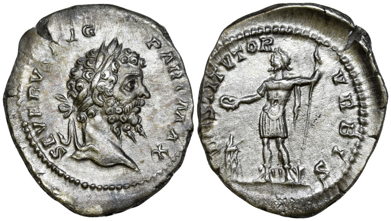 Septimius Severus (193-211 AD). Rome.
AR Denarius (18.9mm 3.17g)
Obv: SEVERVS ...