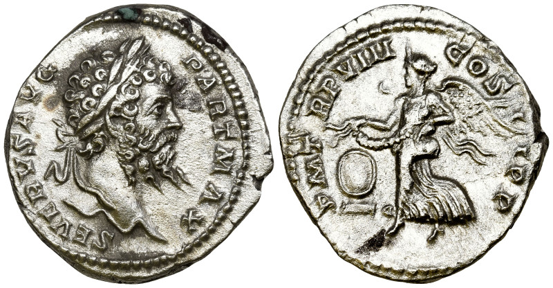 Septimius Severus (193-211 AD). Rome
AR Denarius (19.1mm 3.32g)
Obv: SEVERVS A...