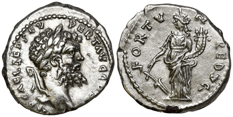 Septimius Severus (193-211 AD). Emesa
AR Denarius (17.9mm 3.89g)
Obv: IMP CAE ...