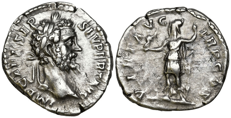 Septimius Severus (193-211 AD). Rome
AR Denarius (17.5mm 3.23g)
Obv: IMP CAE L...