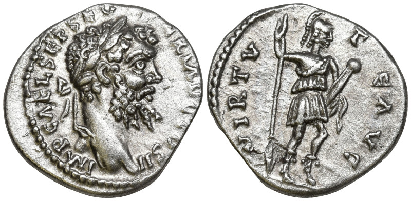 Septimius Severus (193-211 AD). Emesa
AR Denarius. (17.3mm 2.67g)
Obv: IMP CAE...