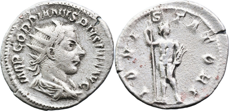 Gordian III (238-244 AD). Rome
AR Antoninianus (23mm 3.9g)
Obv: IMP GORDIANVS ...