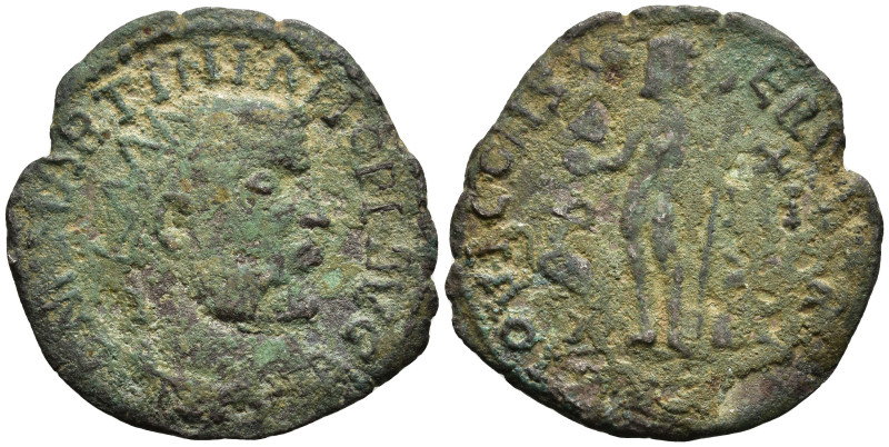 Martinian, Usurper (324 AD).
AE Follis (22.8mm 2.44g)
Obv: D N M MARTINIANO P ...