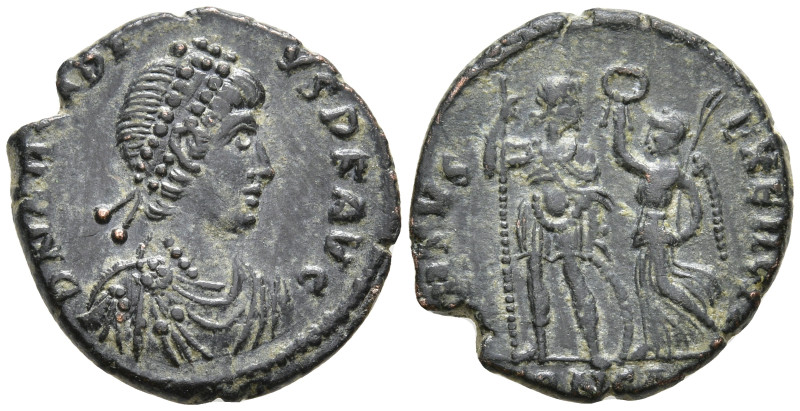 Arcadius (383-408 AD). Constantinople
AE Centenionalis (16.6mm 2.44g)
Obv: D N...