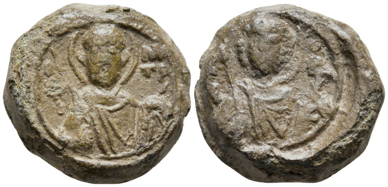 Byzantine Lead Seal
(5.91g 16.51mm diameter)