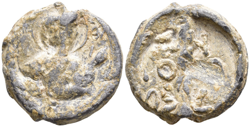 Byzantine Lead Seal
(7.89g 21.3mm diameter)