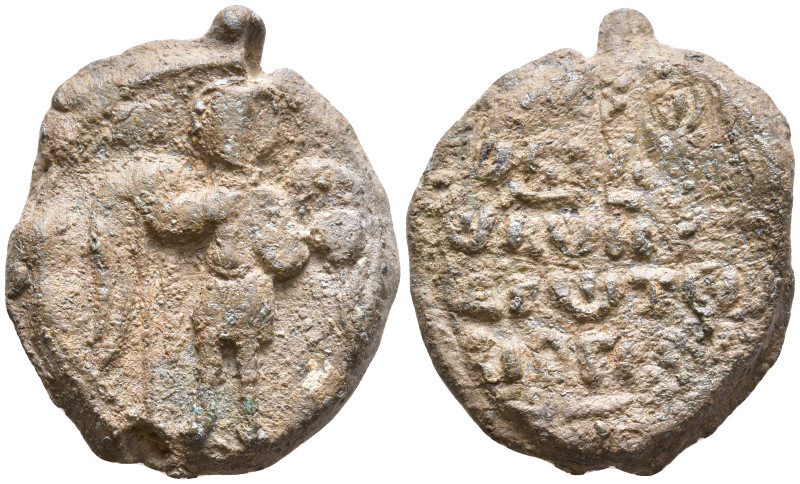 Byzantine Lead Seal
(10.13g 22.1mm diameter)