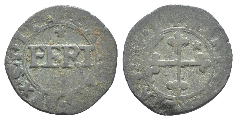 Carlo II (1504-1553) - Quarto di Piemonte (III tipo) - gr. 0,90 - Cudazzo #490
...