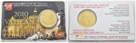 Città del Vaticano - Benedetto XVI (Joseph Ratzinger; 2005-2013) - 50 Centesimi 2010 -Coin Card (sigillatura danneggiata) 

FDC

SPEDIZIONE IN TUT...