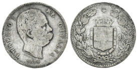 FALSO - Regno d'Italia - Umberto I - 1 lira 1884

SPEDIZIONE SOLO IN ITALIA - SHIPPING ONLY IN ITALY