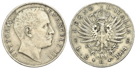 FALSO - Regno d'Italia - Vittorio Emanuele III - 2 Lire Aquila Sabauda 1904 - gr. 9,25; Ø mm 27

SPEDIZIONE SOLO IN ITALIA - SHIPPING ONLY IN ITALY