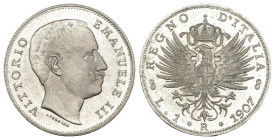 FALSO - Regno d'Italia - Vittorio Emanuele III - 1 Lira Aquila Sabauda 1907 - gr. 5,02

SPEDIZIONE SOLO IN ITALIA - SHIPPING ONLY IN ITALY