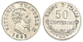 FALSO - Regno d'Italia - Vittorio Emanuele III - 50 Centesimi 1863 - gr.2,45 

SPEDIZIONE SOLO IN ITALIA - SHIPPING ONLY IN ITALY