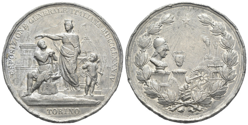 Regno d'Italia - Umberto I - Medaglia per l'Esposizione Generale Italiana Torino...