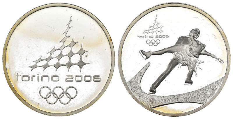 Medaglia Olimpiadi di Torino 2006 - Ag. - gr. 14; 30 mm

SPEDIZIONE IN TUTTO I...