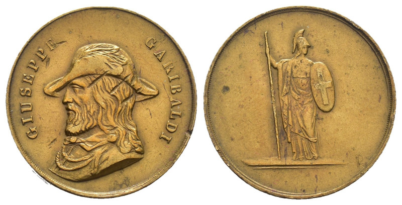 Gettone dedicato a Giuseppe Garibaldi - Ae - gr. 4,12; mm 28

SPEDIZIONE SOLO ...