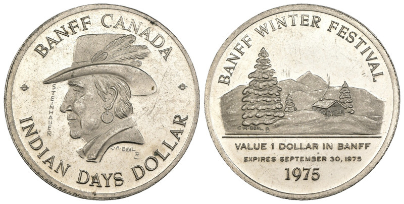 Canada - Gettone da 1 Dollaro commemorativo del Festival invernale di Banff e de...