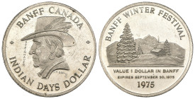 Canada - Gettone da 1 Dollaro commemorativo del Festival invernale di Banff e del Tenente Governatore Steinhauer - gr. 14,05; Ø mm 33

SPEDIZIONE IN...