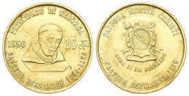 Seborga - Principato di Seborga (1994-2021) 10 Centesimi 1996 - Brass - X#7 - gr. 6,12; Ø mm 25,5

qFDC

SPEDIZIONE IN TUTTO IL MONDO - WORLDWIDE ...