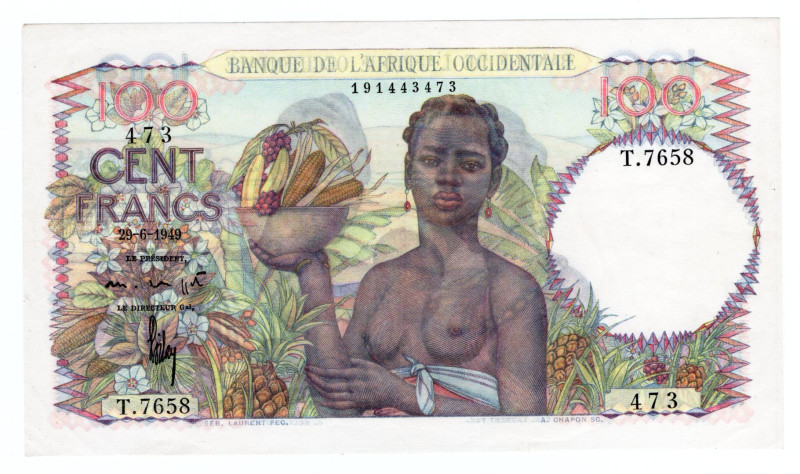 Africa Occidentale - 100 Franchi 1949 - P#40 

SPL-

SPEDIZIONE SOLO IN ITAL...