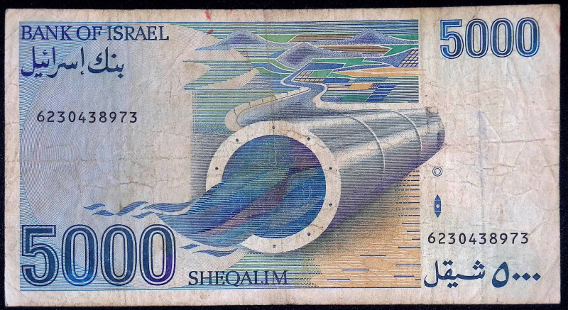 Israele (1948-oggi) - 5000 Sheqalim 1984 - P# 50

MB/BB

SPEDIZIONE IN TUTTO...