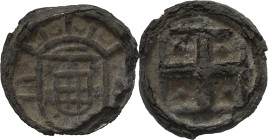 Índia Portuguesa - Portuguese India
D. Filipe II (1598-1621)
Bazaruco Goa G-A
Variante reverso com pontos em vez de estrelas
AG: 18.01 var 2.12 g
BC /...