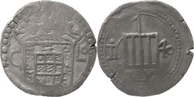 Índia Portuguesa - Portuguese India
D. Filipe III (1621-1640)
Tanga C-Lo 1640 Ceilão
AG: 15.01 1.82 g
MBC / Very Fine