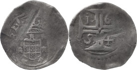 Índia Portuguesa - Portuguese India
D. João IV (1640-1656)
Xerafim A-D 1654 Goa para Diu
AG: 27.02 10.07 g
BC / Fine
