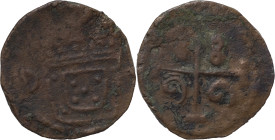 Índia Portuguesa - Portuguese India
D. Pedro II (1683-1706)
Bazarucos D-O 1699 Diu
AG: 02.06 5.72 g
BC / Fine