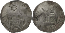 Índia Portuguesa - Portuguese India
D. Pedro II (1683-1706)
Xerafim G-A 1685 Goa
Com contramarcas de cambista
AG: 10.03 10.62 g
BC / Fine