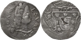 Índia Portuguesa - Portuguese India
D. João V (1706-1750)
Rupia 1745 Goa
AG: 77.20 11.84 g
MBC / Very Fine