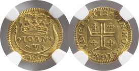 Moedas Certificadas - Certified Coins
Portugal D. João V 400 reis 1725 Lisboa
NGC AU 58
