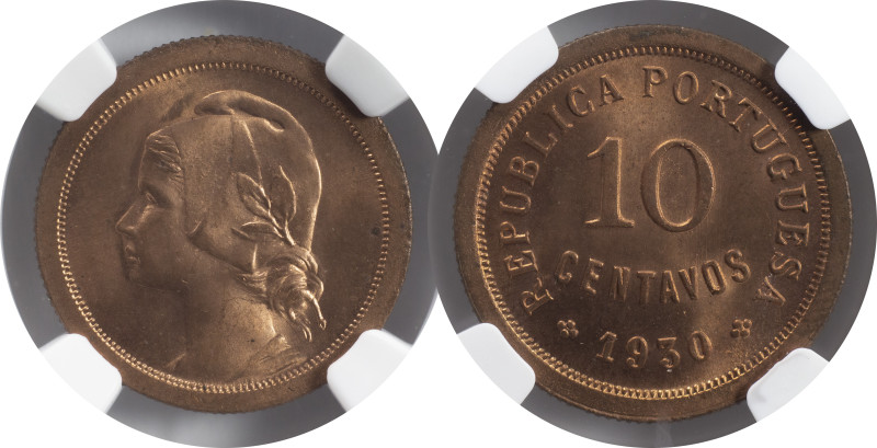 Moedas Certificadas - Certified Coins
Portugal República 10 centavos 1930 Lisboa...
