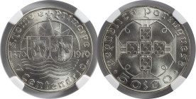 Moedas Certificadas - Certified Coins
Portugal República 50 escudos 1970 Lisboa
NGC MS 65
