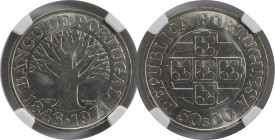 Moedas Certificadas - Certified Coins
Portugal República 50 escudos 1971 Lisboa
NGC MS 65