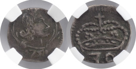 Moedas Certificadas - Certified Coins
Índia Portuguesa - Portuguese India D. José I 30 Réis 1751 Goa
NGC XF 40