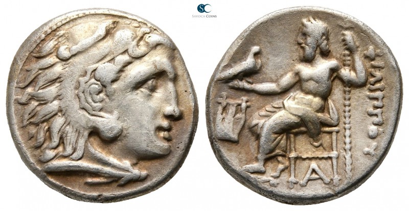 Kings of Macedon. Kolophon. Philip III Arrhidaeus 323-317 BC. 
Drachm AR

18m...