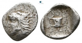 Akarnania. Uncertain mint 420-380 BC. Diobol AR