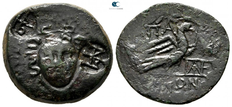 Mysia. Parion 200-0 BC. 
Bronze Æ

24mm., 7,37g.

Facing head of Medusa, c/...