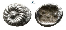 Ionia. Miletos  510-494 BC. Tetartemorion AR