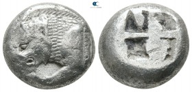 Caria. Mylasa  circa 500 BC. Stater AR
