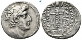 Seleukid Kingdom. Damascus. Demetrios III Eukairos 97-87 BC. Dated SE 217=96/5 BC. Tetradrachm AR