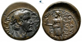 Phrygia. Aizanis . Claudius AD 41-54. Ti. Sokrates Eudoxos, magistrate. Bronze Æ