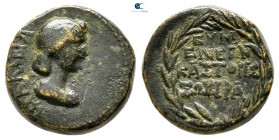 Phrygia. Eumeneia-Fulvia . Livia, wife of Augustus AD 14-29. Bronze Æ