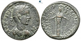 Phrygia. Metropolis. Herennius Etruscus AD 251. ΑΛΕΞΑΝΔΡΟΣ ΤΙΕΙΟΣ (Alexander Tieios, magistrate). Bronze Æ