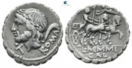 L. Memmius Galeria 106 BC. Rome. Serratus AR